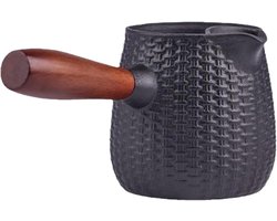 Gietijzeren Theepot - Theepotwarmer Ketel - Thee Zetten - Druppelvrije Uitloop - 600 ml - Veelkleurig