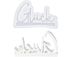 Gietvormen voor kaarshouder en hars, doe-het-zelf siliconen gietvorm, gipsvormen, gieten met siliconen, kaarshouder geluk - DIY accessoires voor creatieve projecten.