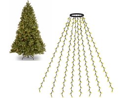 Giftmas Kerstboom Kerstverlichting Ring - Lichtslinger - Kerstversiering - Ring verlichting voor Kerstboom - Lichtsnoer - Kerstboom Lampjes Slinger - 280 LED Kerstlampjes - Kerstdecoratie