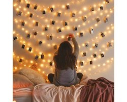 Giftmas Lichtsnoer - Lichtslinger - LED Verlichting - Kerstversiering - Kerstverlichting Binnen - Lichtgordijn - Lampjes Slinger - Kerstdecoratie - Kerstlampjes 40LED