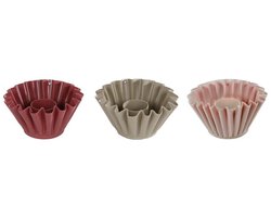 Gifts Amsterdam - Cupcake kandelaar van metaal in verrassingskleur - Kaarshouder