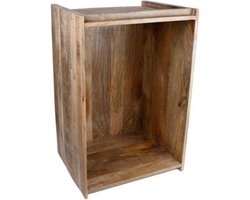 Gifts Amsterdam Decoratiekist Edgar 60 X 50 Cm Mango Hout Naturel