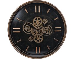 Gifts-Amsterdam-Radarklok-Boston-60-cm-metaal-oudgoudkleurig