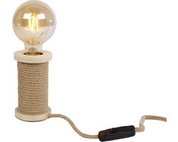 Gifts Amsterdam Tafellamp Spoel 7,5 X 12 Cm E27 Hout Naturel