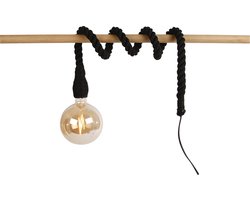 Gifts Amsterdam Touw Met Fitting 150 Cm E27 Zwart