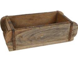 Gifts Amsterdam Tuinkist Brick Mould 32 X 15 Cm Hout Naturel