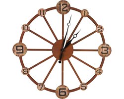 Gifts-Amsterdam-Wandklok-Oliver-55x5-cm-metaal-roestbruin
