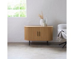 Giga Living Dressoir Nola - Naturel Eikenhout - 120x45x76cm
