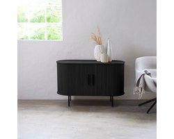 Giga Living Dressoir Nola - Zwart Eikenhout - 120x45x76cm