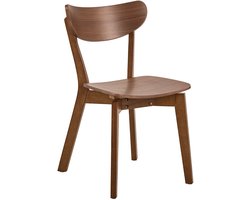 Giga Living Eetkamerstoel Levi - Naturel Hout - Zithoogte 42,5cm - Set van 2