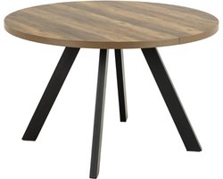 Giga Living Eettafel Trelan - Rond Uitschuifbaar - 210x120x75cm