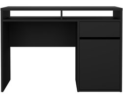 Giga Living Kantoorbureau Function Plus - Zwart - 110x48x77cm