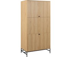 Giga Living Kledingkast Muuto - Naturel - 99x60x200cm
