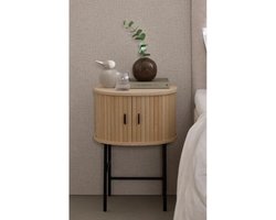 Giga Living Nachtkastje Nola - Naturel Eikenhout - 50x40x70cm