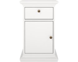 Giga Living Nachtkastje Paris - Wit - 70x45x45cm