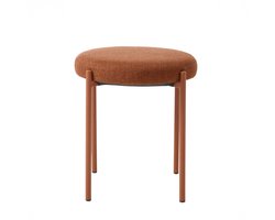 Giga Living Poef Pelican - Oranje Stof - 43,5x44x48cm