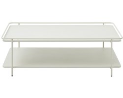 Giga Living Salontafel Yuba - Wit Metaal - 110x55x34,3cm