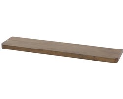 Giga Living Wandplank Carve - Bruin Hout - 90x20x4cm