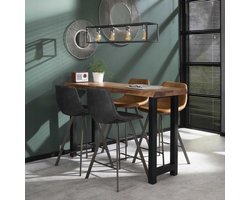 Giga Meubel Bartafel Boomstam - Naturel Acaciahout - 150x50x92cm