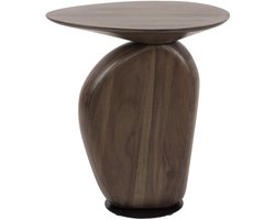 Giga Meubel Bijzettafel Art - Bruin Acaciahout - 45x36x50cm