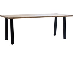 Giga Meubel Boomstamtafel Lars - Naturel Hout - 240x90x77cm