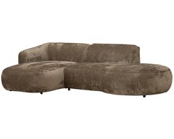 Giga Meubel Chaise Longue Bank Marseille - 2,5-Zits - Taupe