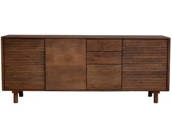 Giga Meubel Dressoir Carlien - Mangohout - Naturel - 200cm