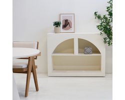 Giga Meubel Dressoir Fien - Beton Ciré - Beige - 120x40x90cm