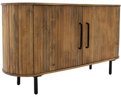 Giga Meubel Dressoir Merel - 140cm - Mangohout/Metaal - Naturel