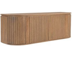 Giga Meubel Dressoir Minke - Naturel Hout - 130cm - Zwevend