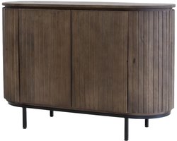Giga Meubel Dressoir Tora - Donkerbruin Hout - 115x43x80cm