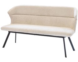 Giga Meubel Eetkamerbank Avery - Beige Stof - 160x60x88cm