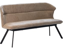 Giga Meubel Eetkamerbank Avery - Taupe Stof - 160x60x88cm