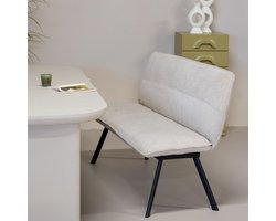 Giga Meubel Eetkamerbank Harper - Taupe Stof - 160x60x88cm