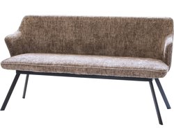 Giga Meubel Eetkamerbank Taylor - Taupe Stof - 160x60x88cm