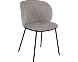 Giga Meubel Eetkamerstoel Dalia - Beige Stof - Set van 2