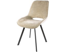 Giga Meubel Eetkamerstoel Jaroq - Zand - Draaibaar - Set van 4