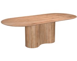 Giga Meubel Eettafel Ava - Naturel Mangohout - 200x100x77cm