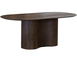 Giga Meubel Eettafel Ava - Ovaal - Mangohout - 200cm