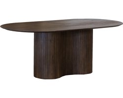 Giga Meubel Eettafel Ava - Ovaal - Mangohout - 240cm