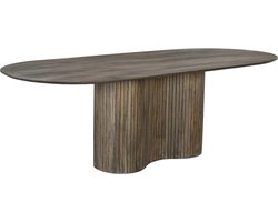 Giga Meubel Eettafel Ava - Ovaal - Mangohout - 300cm