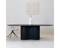 Giga Meubel Eettafel Ava - Ovaal - Mangohout - 300cm