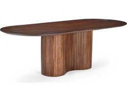 Giga Meubel Eettafel Ava - Ovaal - Mangohout - 300cm