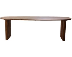 Giga Meubel Eettafel Aya - Deens Ovaal - Mangohout - Naturel - 210cm