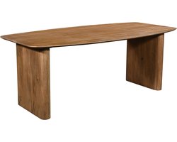 Giga Meubel Eettafel Dai - Deens Ovaal - Naturel - Mangohout - 200cm