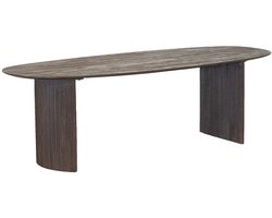 Giga Meubel Eettafel Feline - Deens Ovaal - Mangohout - 220cm