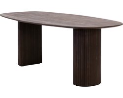 Giga Meubel Eettafel Feline - Deens Ovaal - Mangohout - 240cm