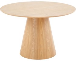 Giga Meubel Eettafel Fynn - Naturel - 120x120x75cm