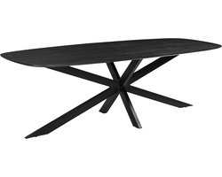 Giga Meubel Eettafel Jordan - Deens Ovaal - Mangohout - 200cm