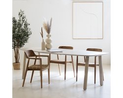 Giga Meubel Eettafel Leone - Deens Ovaal - Mangohout - 170cm